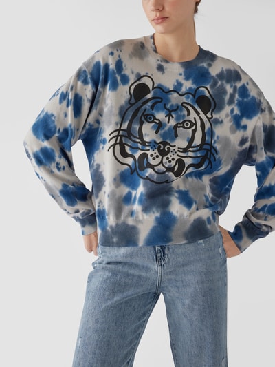 Kenzo Sweatshirt mit Logo-Print Blau 6