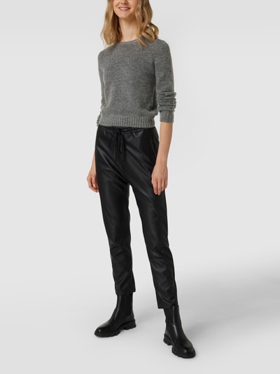 Weekend Max Mara Gebreide pullover met ronde hals, model 'Freddy' Middengrijs - 1