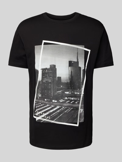 ARMANI EXCHANGE T-shirt met motiefprint Zwart - 2
