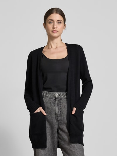 Vila Strickcardigan mit Eingrifftaschen Modell 'VIRIL' Black 4