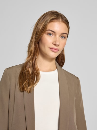 Only Żakiet długi o kroju regular fit z rękawem o dł. 3/4 model ‘ELLY’ Khaki 3
