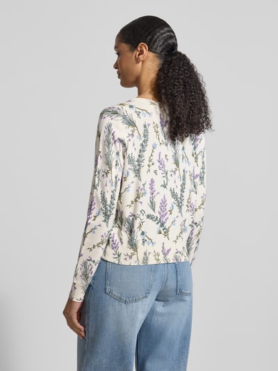 Christian Berg Woman Strickcardigan aus Viskose-Mix Offwhite 5