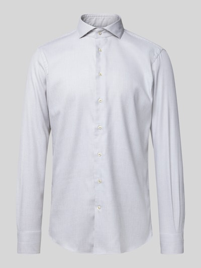 Profuomo Slim Fit Business-Hemd mit Haifischkragen Modell 'Cutaway' Sand 2