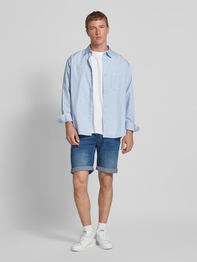 Blend Skinny Fit Jeansshorts im 5-Pocket-Design Modell 'TWISTER' Blau 1