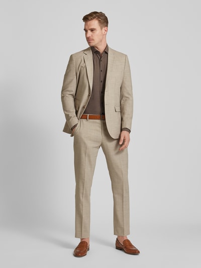 SELECTED HOMME Slim Fit Anzughose mit Knopf- und Reißverschluss Modell 'OASIS' Sand 1