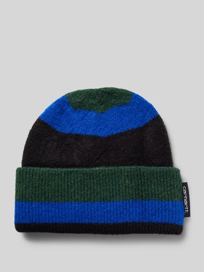 Carhartt Work In Progress Czapka beanie z detalem z logo model ‘SUNDLING’ Zielony 1