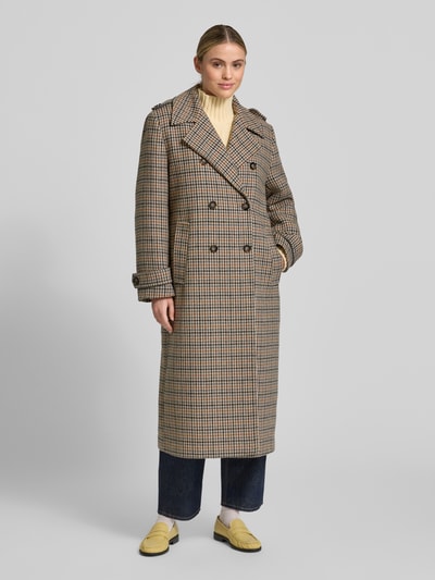 Style Icon Collection Oversized trenchcoat van wolmix - curated by Maja Weyhe Camel - 4