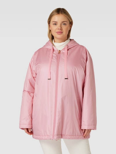 Marina Rinaldi PLUS SIZE Jacke mit Kapuze Modell 'PAGELLA' Rosa 4