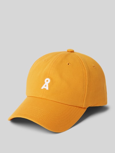 Armedangels Basecap mit Label-Stitching Modell 'YENAAS' Orange 1