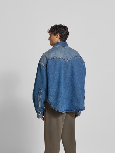 VETEMENTS Jeanshemd in Denim-Optik Jeansblau 5