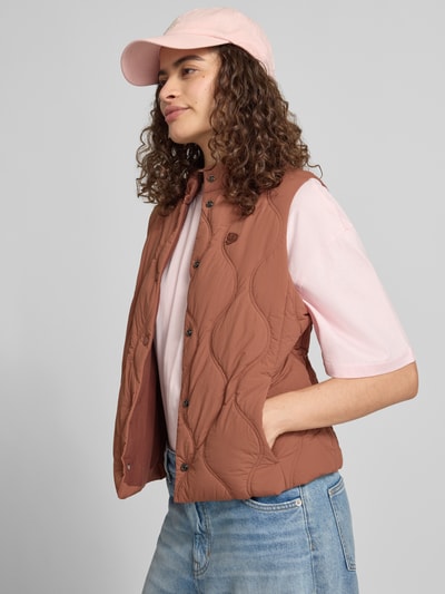 Superdry Steppweste mit Stehkragen und Label-Stitching Terra 3