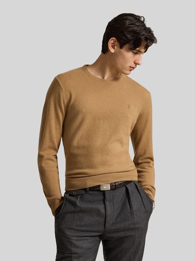 Polo Ralph Lauren Regular Fit Pullover aus reiner Wolle Beige 4