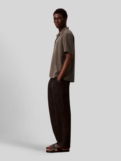 CK Calvin Klein Freizeithemd mit Reverskragen Mittelbraun 6