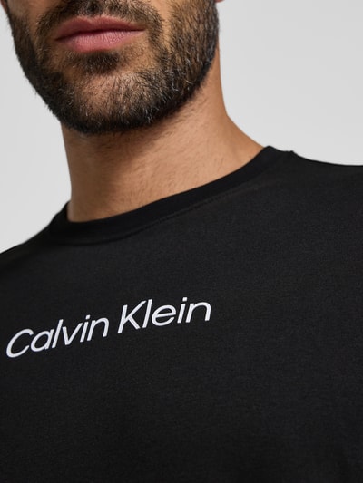 CK Calvin Klein T-Shirt mit Logo-Print Black 3