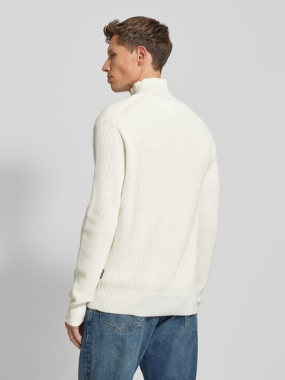 Tommy Hilfiger Strickpullover mit Stehkragen Offwhite 5