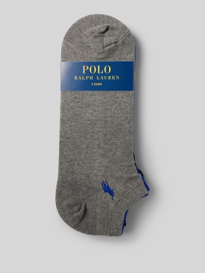 Polo Ralph Lauren Underwear Sneakersocken mit Label-Stitching im 3er-Pack Mittelgrau 3