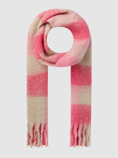 Jake*s Casual Schal mit Fransen Pink 1