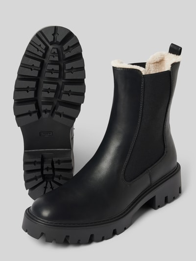 Only Chelsea Boots mit flauschigem Innenfutter Black 4