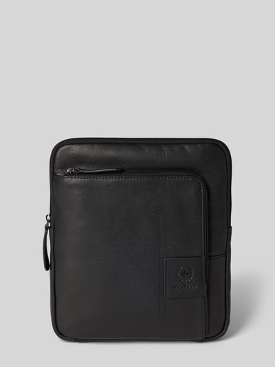 Strellson Schoudertas van echt leer, model 'BRIAN' Zwart - 2