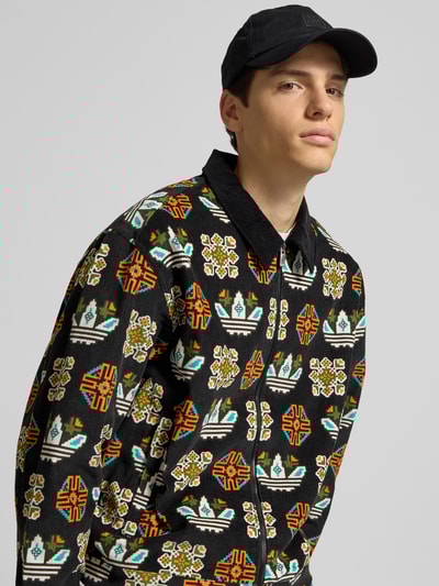adidas Originals Jack van fijn corduroy met logomotief Zwart - 3
