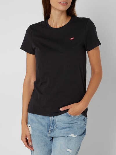 Levi's® THE PERFECT TEE CAVIAR Zwart - 4