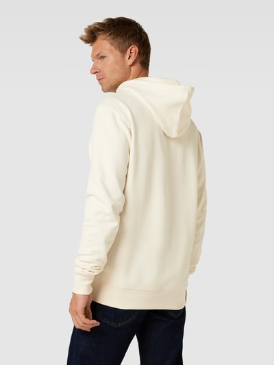 Gant Hoodie mit Label-Stitching Modell 'CREST' Offwhite 5