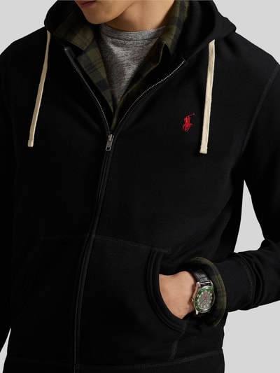 Polo Ralph Lauren Bluza rozpinana o kroju regular fit z mieszanki bawełny Czarny 3