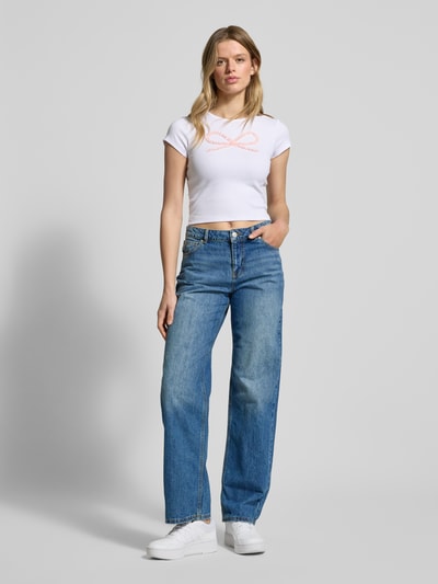 Review Essentials straight leg jeans Jeansblauw - 1