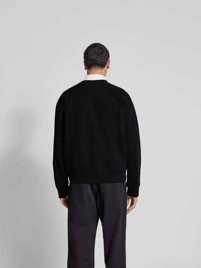 MAISON KITSUNÉ Cardigan in Strick-Optik Black 5