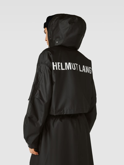 Helmut Lang Parka mit Pattentaschen Black 6