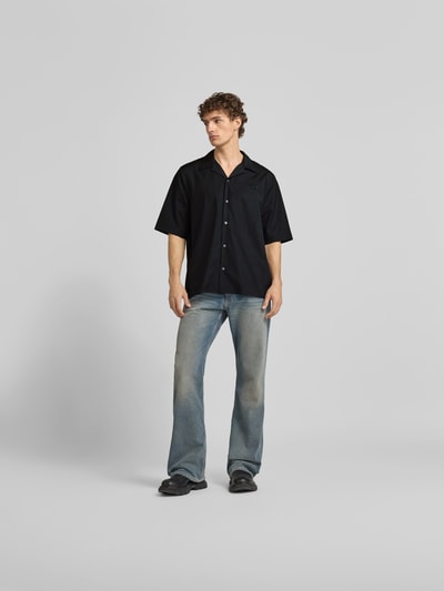 Diesel Freizeithemd mit Logo-Stitching Black 1