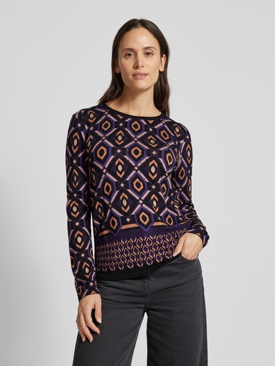 Betty Barclay Pullover aus Viskose-Mix mit Rundhalsausschnitt Lila 4