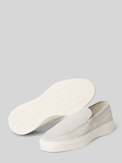 Steve Madden Loafers aus Leder Modell 'Leyton' Weiss 4