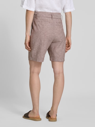 Christian Berg Woman Bermudas mit Stoffgürtel Camel Melange 5
