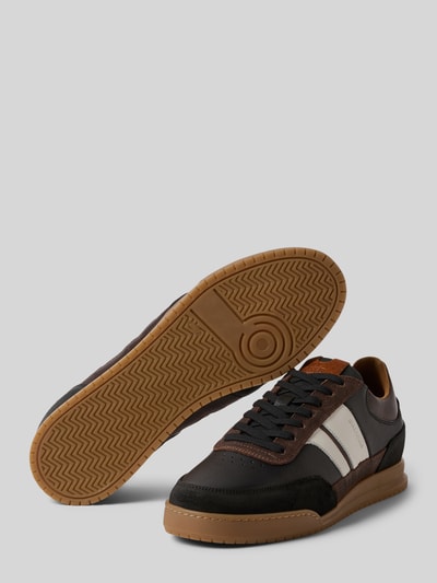 BULLBOXER Sneakers met contrastgarnering Donkerbruin - 4