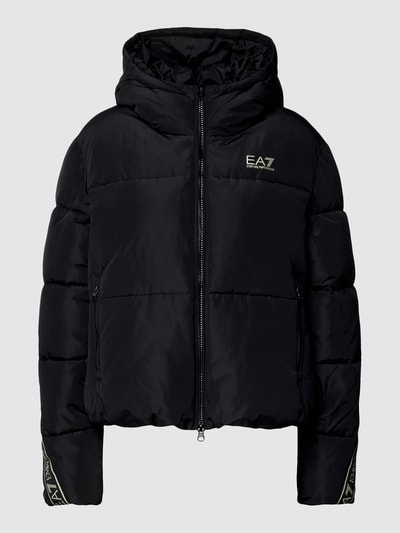 EA7 Emporio Armani Steppjacke mit Label-Detail Modell 'LOGO SERIES' Black 2