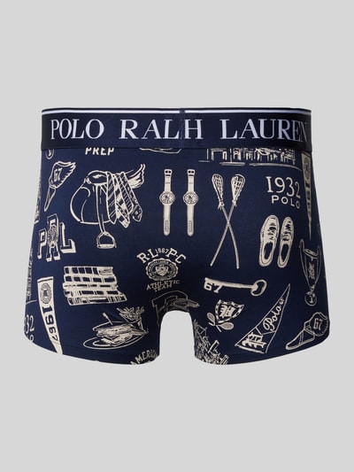 Polo Ralph Lauren Underwear Trunks mit Label-Bund Marine 3