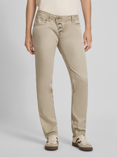 Buena Vista Slim Fit Jeans in verkürzter Passform Modell 'Malibu 7/8' Beige 4