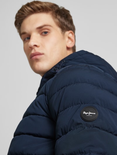 Pepe Jeans Steppjacke mit Reißverschlusstaschen Modell 'Tomek' Marine 3