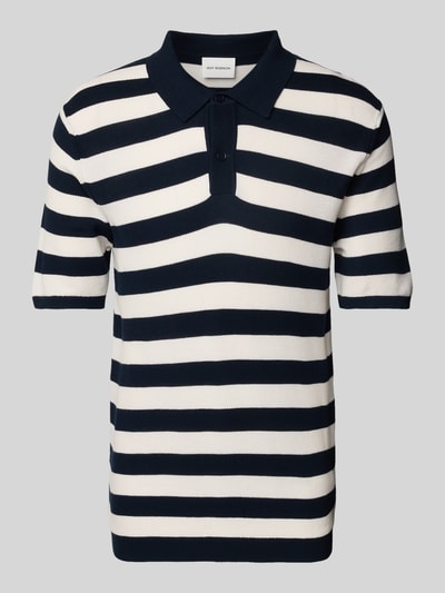 Roy Robson Koszulka polo o kroju slim fit z detalem z logo Biały 2