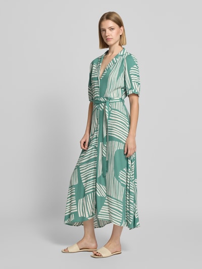 ZABAIONE Midikleid aus reiner Viskose Modell 'Azura' Mint 1