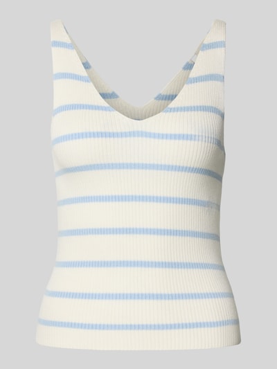 Only Slim Fit Tank Top aus Viskose-Mix Modell 'MEDDI' Ecru 2