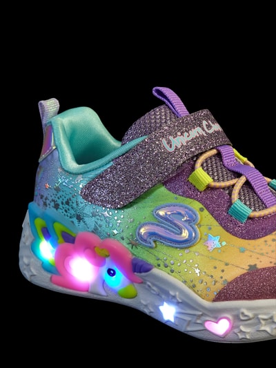 SKECHERS Sneaker mit Label-Details Modell 'UNICORN CHARMER' Lila 3