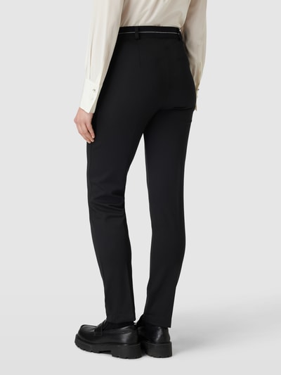 Raphaela By Brax Super slim fit stoffen broek met ritszakken, model 'LILLYT' Zwart - 5