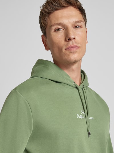 Polo Ralph Lauren Hoodie mit Logo-Stitching Oliv 3