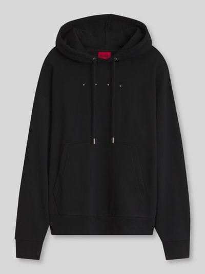 HUGO Oversized Sweatshirt aus reiner Baumwolle Modell 'Devrohood' Black 2