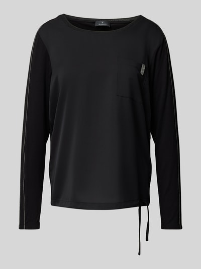 monari Regular Fit Blusenshirt mit Label-Detail Black 2