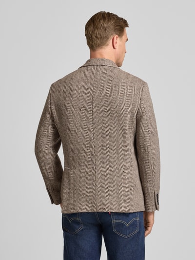 SELECTED HOMME Regular Fit Sakko aus Woll-Mix Modell 'MORRIS' Mittelbraun 5