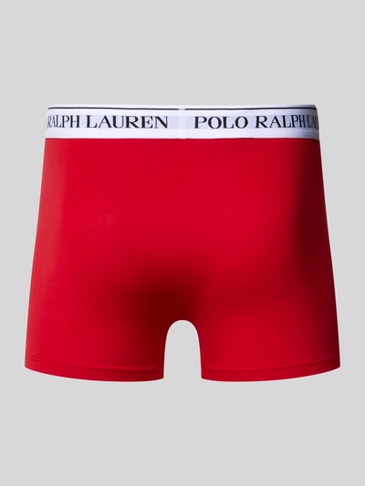 Polo Ralph Lauren Underwear Trunks mit elastischem Logo-Bund im 3er-Pack Hellrot 3