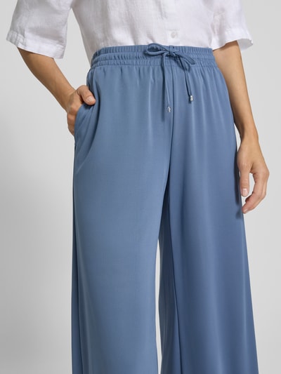 Lauren Ralph Lauren Spodnie materiałowe z elastycznym pasem model ‘TAYONE’ Jasnoniebieski 3